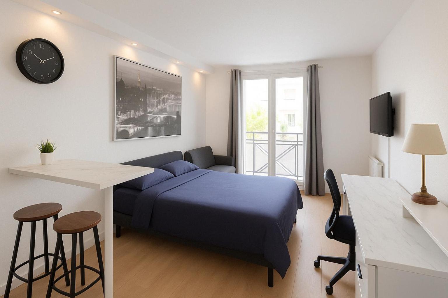 Exclusive Private Apartment By Warilco - Pleyel 25 M2 - A 1 Minute De La Station Metro Carrefour Pleyel Saint-Denis-en-Margeride Exterior foto